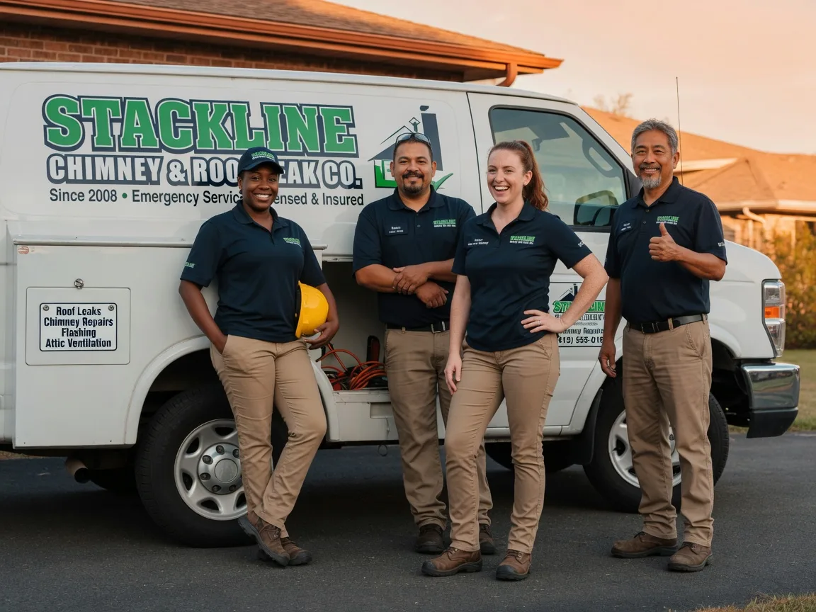 Chimney flashing repair company in Deerfield, KS